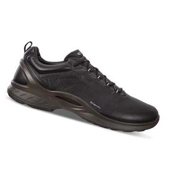 Men's Ecco Biom Fjuel Train Sneakers Black | USA 608EBC